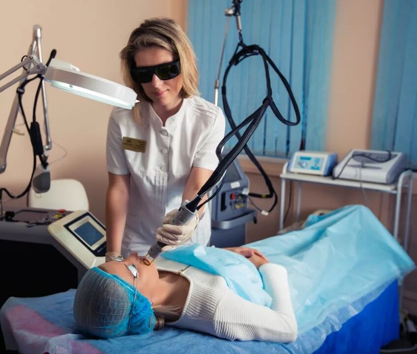 Laserapparat für die Gesichtsverjüngung